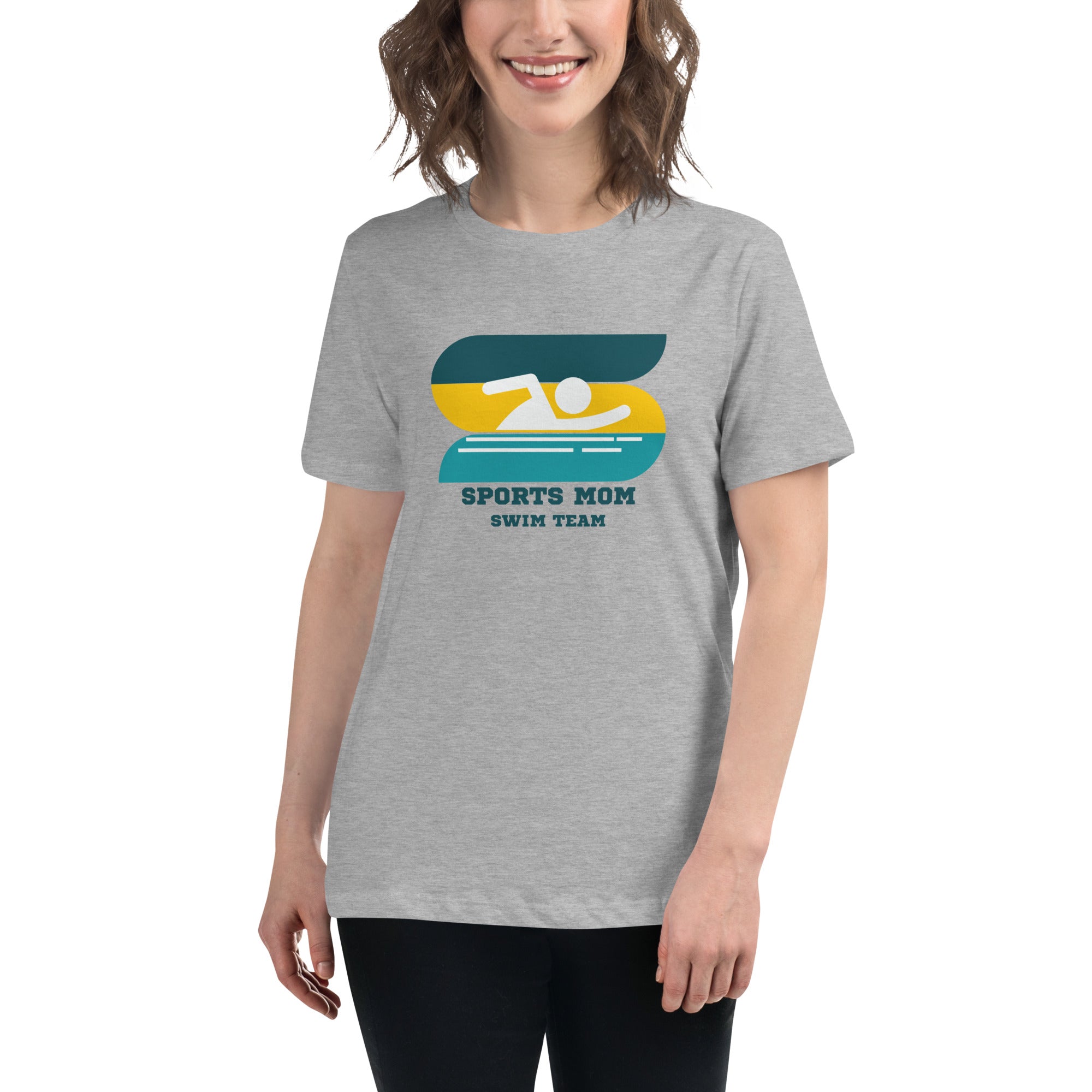 The Original Sports Mom Swim Team Women's Premium T-Shirt