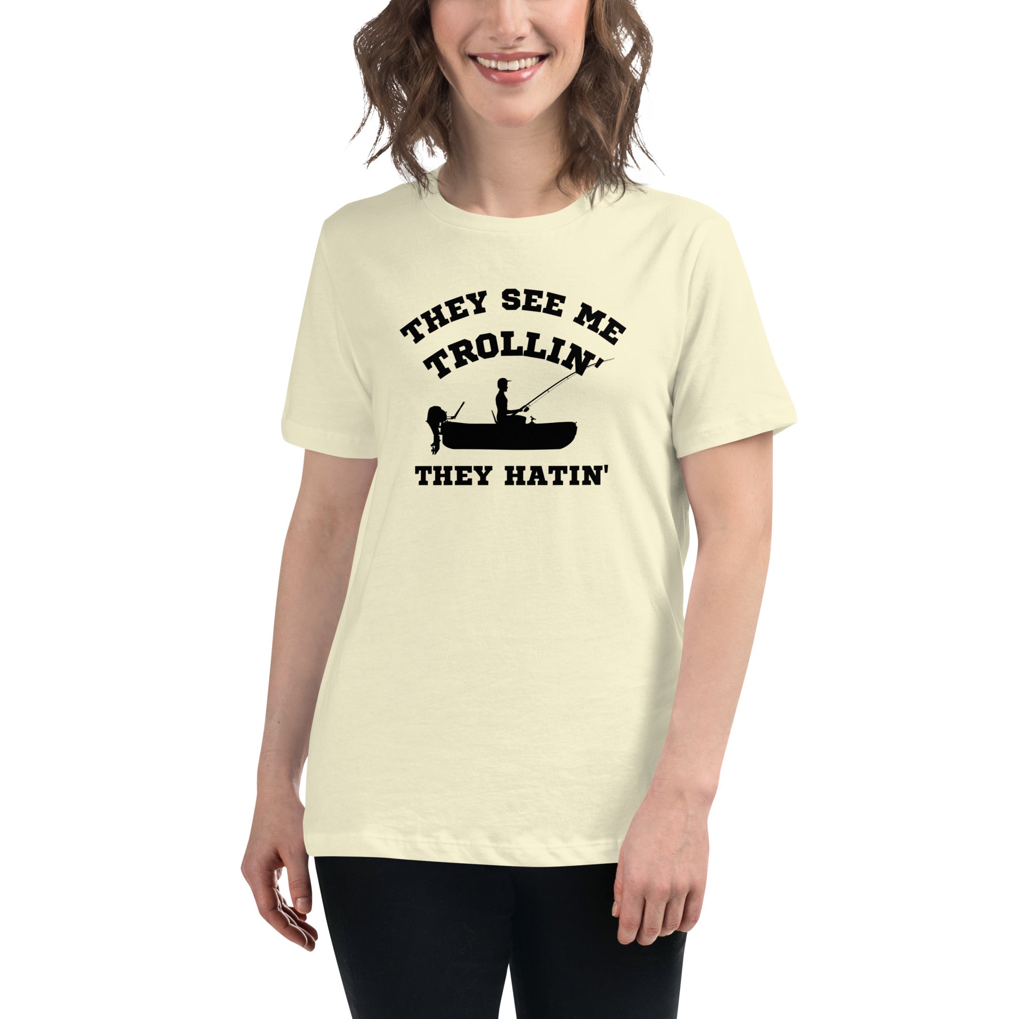 They See Me Trollin' Women's Premium T-Shirt