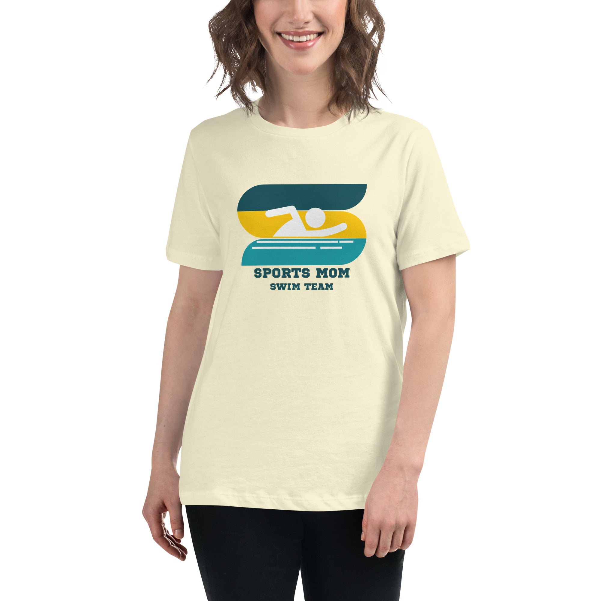 The Original Sports Mom Swim Team Women's Premium T-Shirt