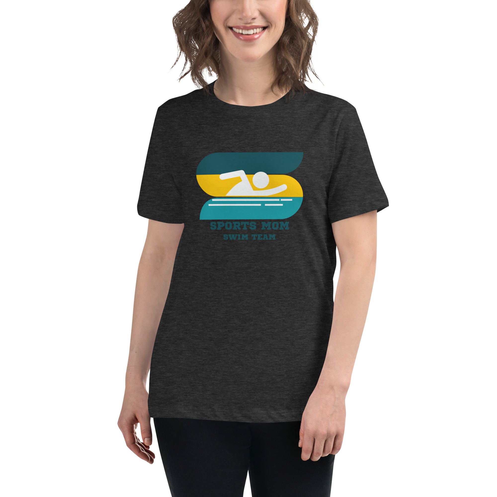 The Original Sports Mom Swim Team Women's Premium T-Shirt