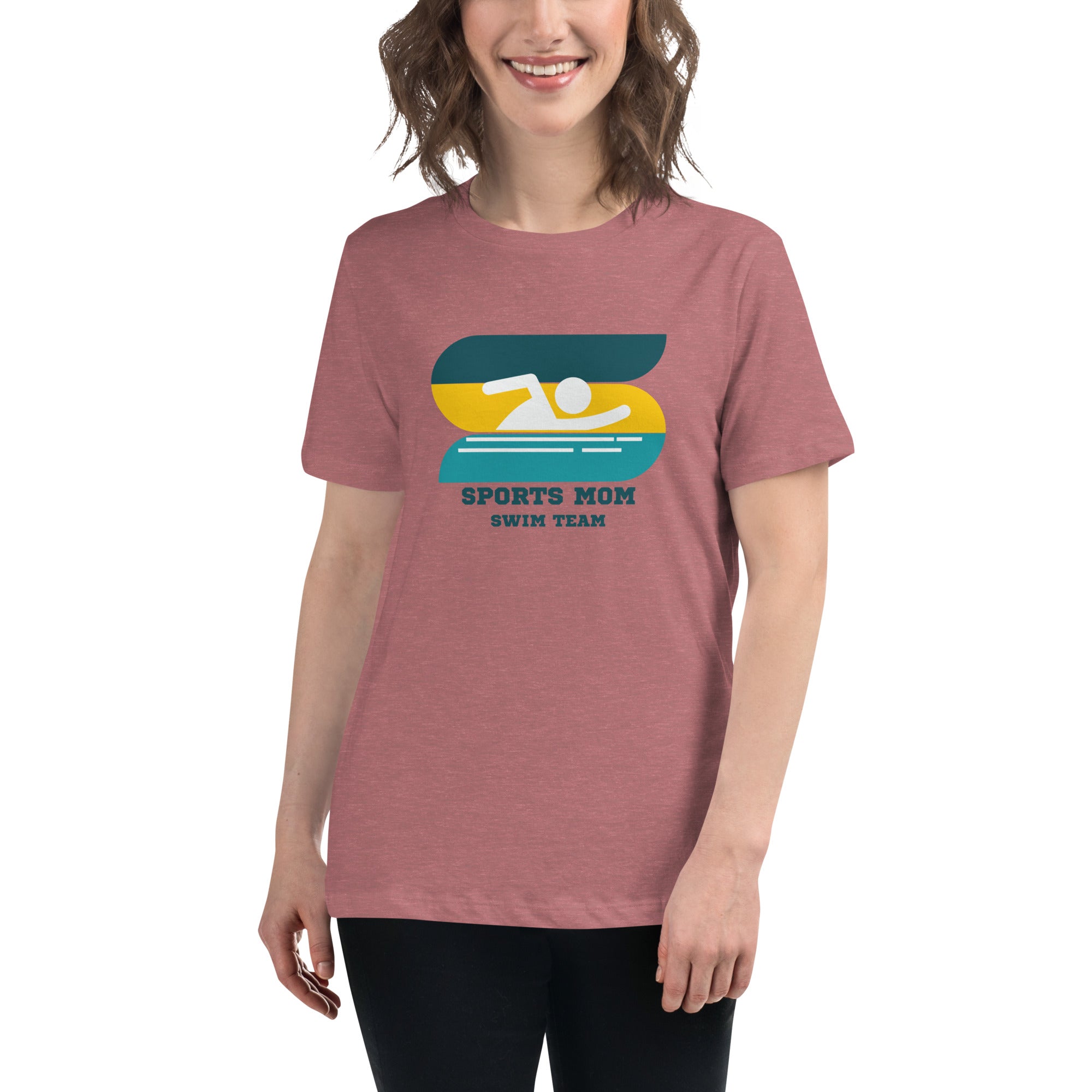 The Original Sports Mom Swim Team Women's Premium T-Shirt