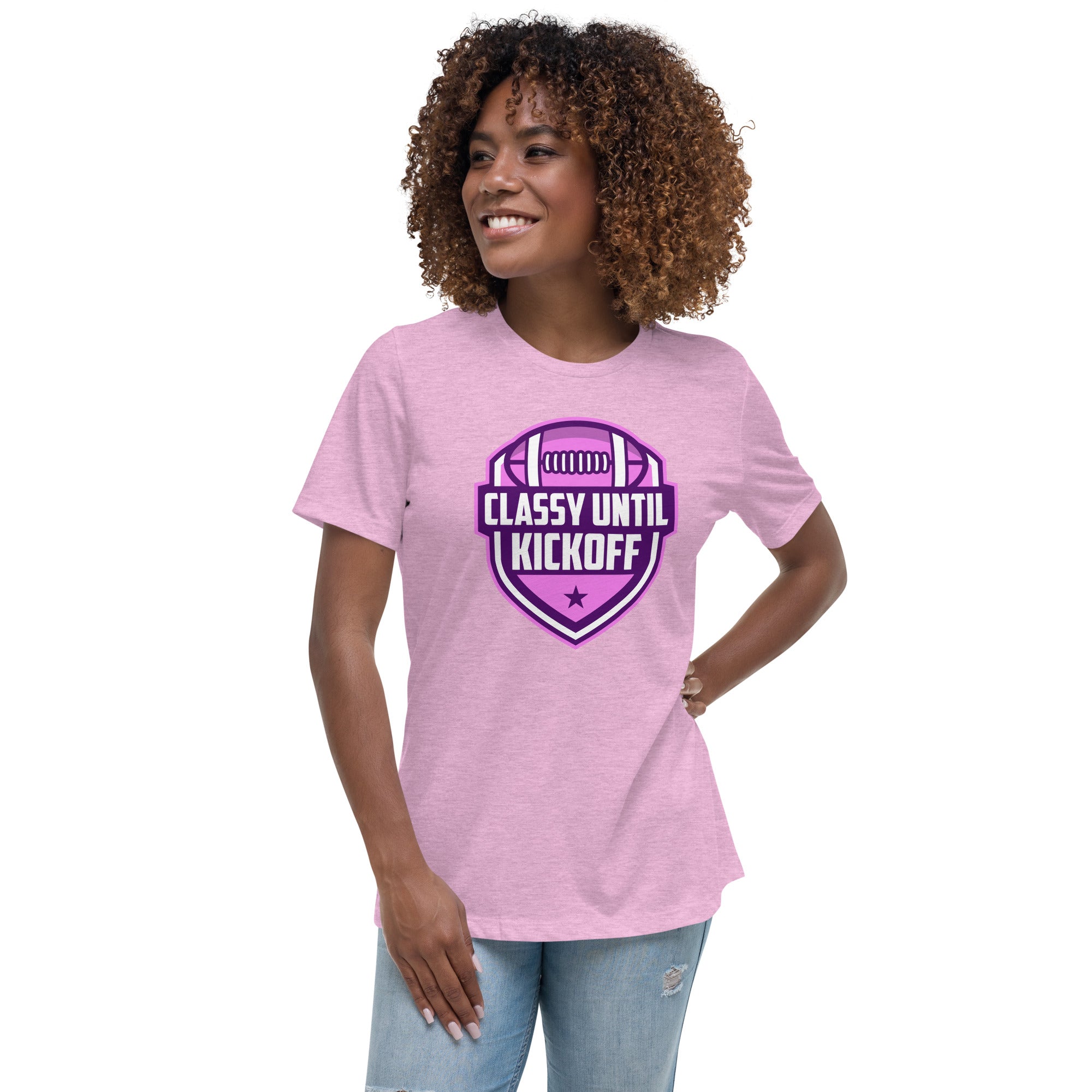 Classy Until KickOff Women's Premium Fit T-Shirt