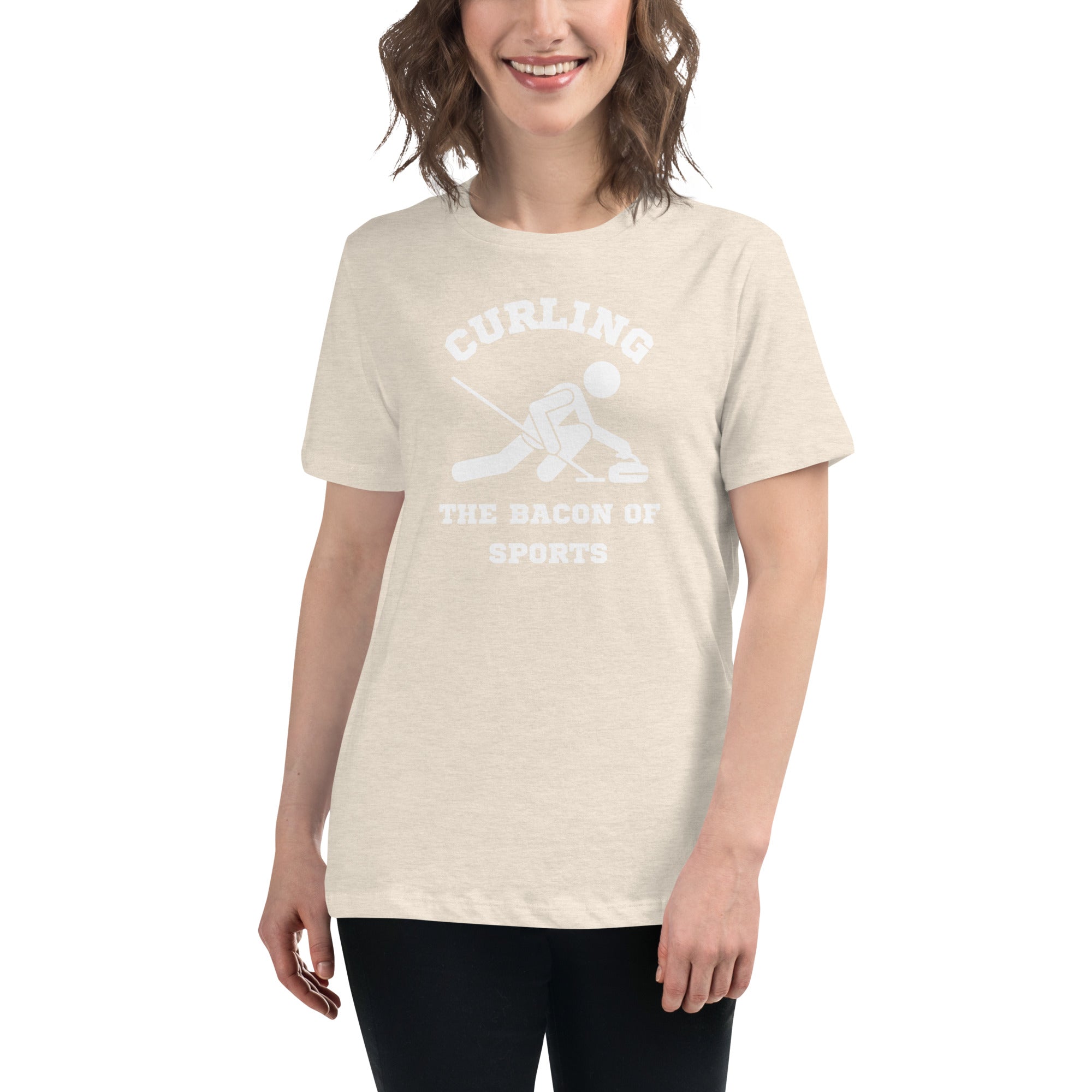 Curling The Bacon Of Sports Women's Premium T-Shirt