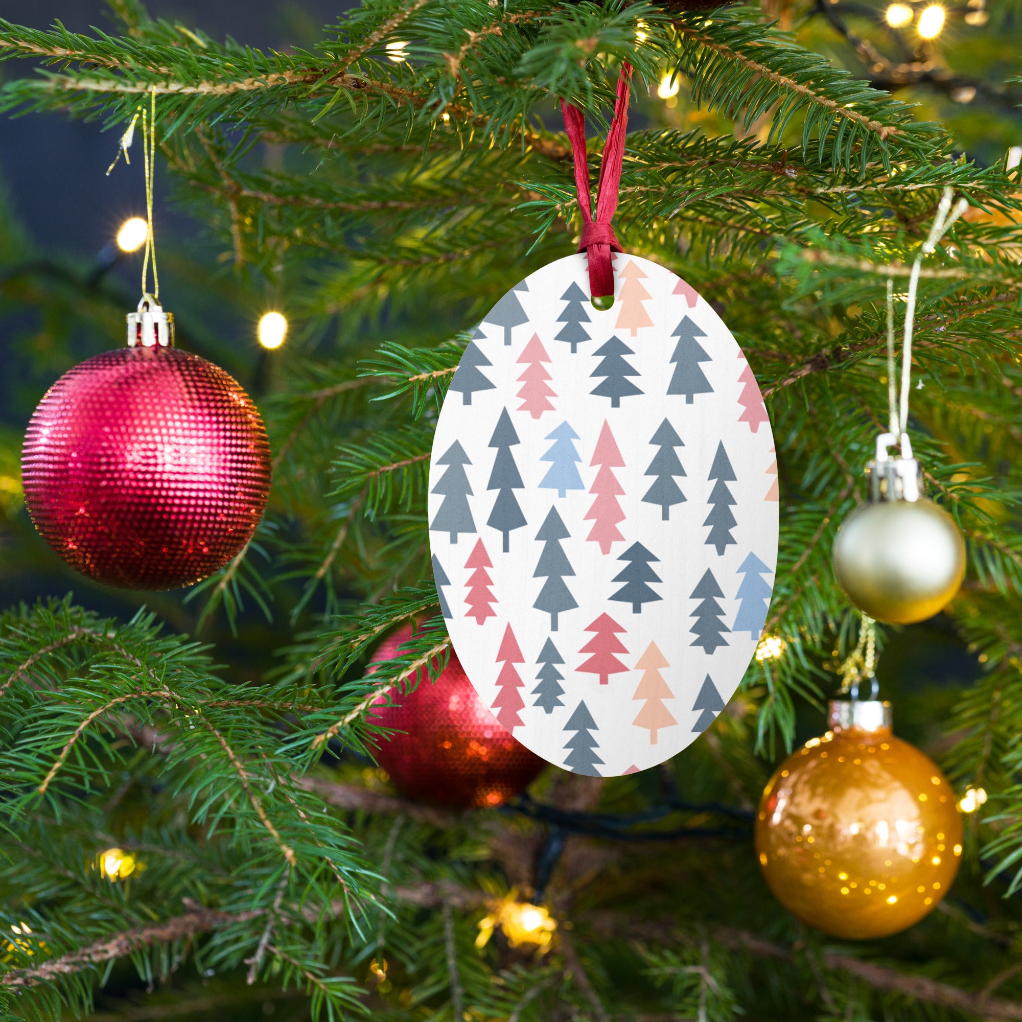 The Original Sports Mom - Wooden Ornaments - Colourful Forest