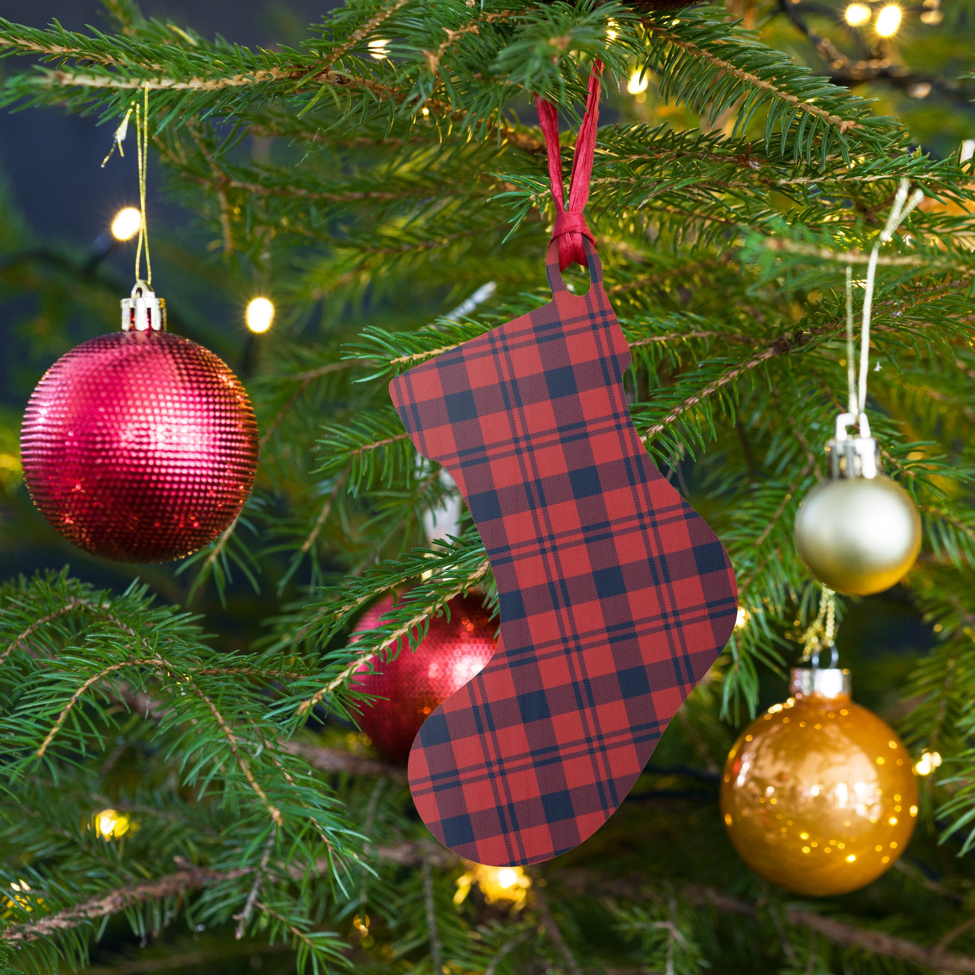 The Original Sports Mom - Wooden Ornaments - Flannel Channel