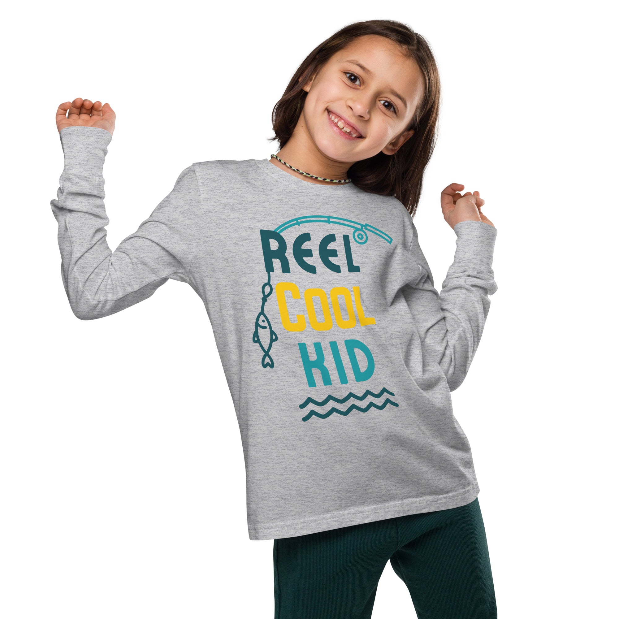 Reel Cool Kid - Youth Long Sleeve Tee