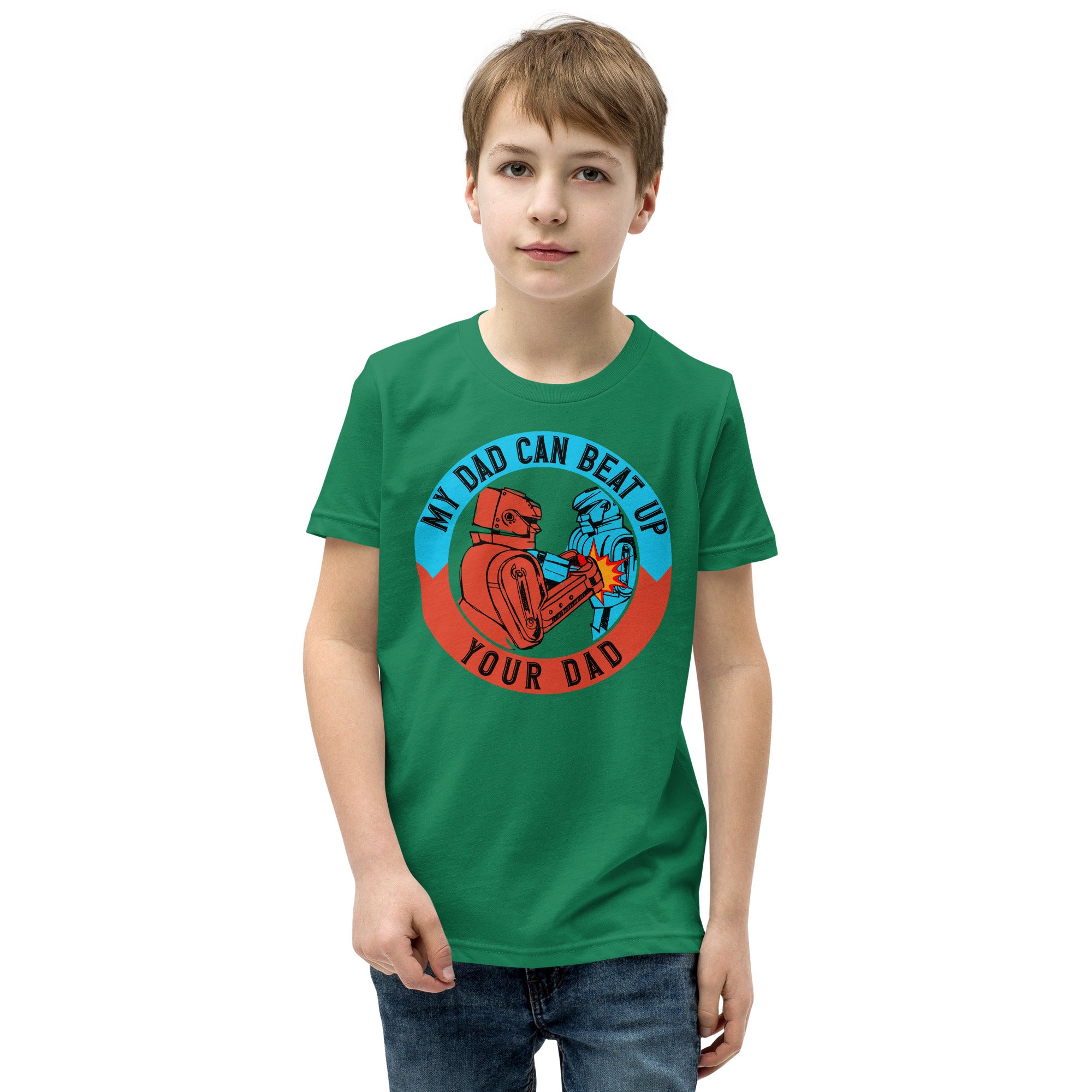 My Dad Can Beat Up Your Dad - Youth Short Sleeve T-Shirt